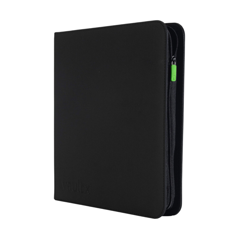 Vault X: Exo Tec Zip Binder 12-Pocket (Black)