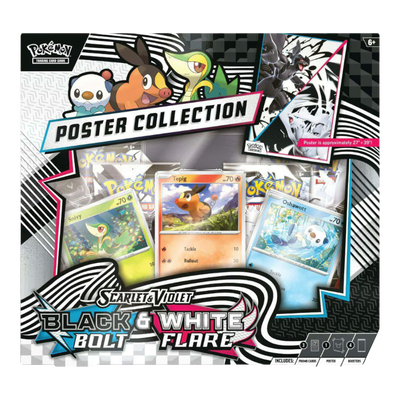 Pokémon Scarlet & Violet 10.5: Black Bolt & White Flare Poster Collection