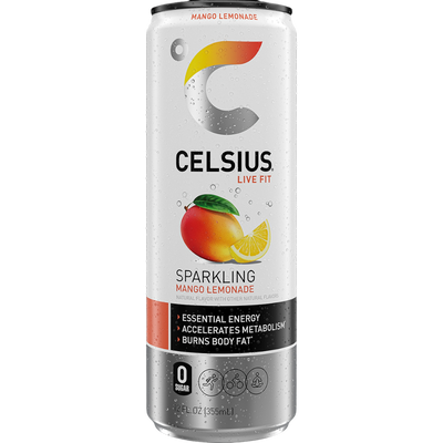 Celsius Mango Lemonade 355ml