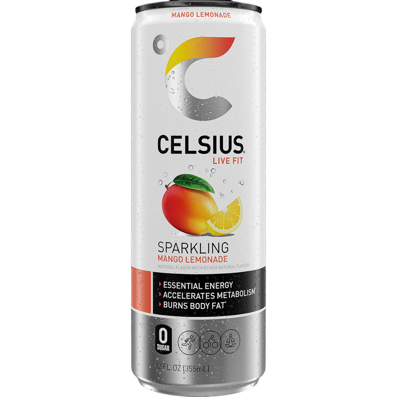 Celsius Mango Lemonade 355ml