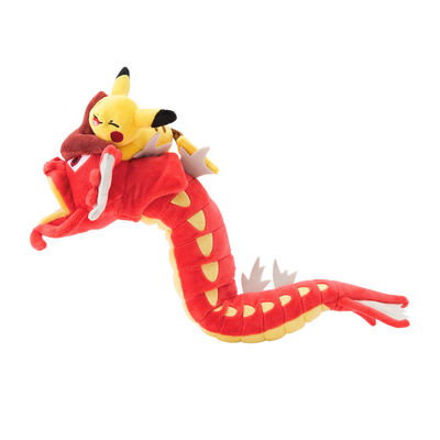 Pokémon Center Hiroshima: Red Gyarados & Pikachu Plush