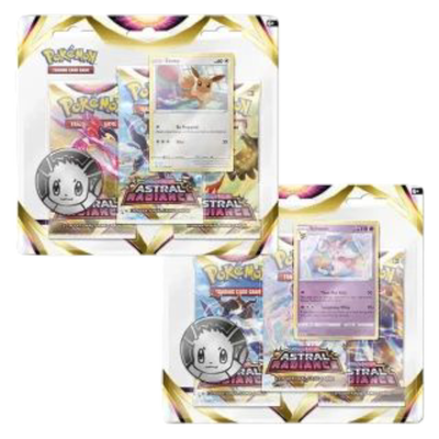 Pokémon Sword & Shield 10: Astral Radiance 3-Pack Blister