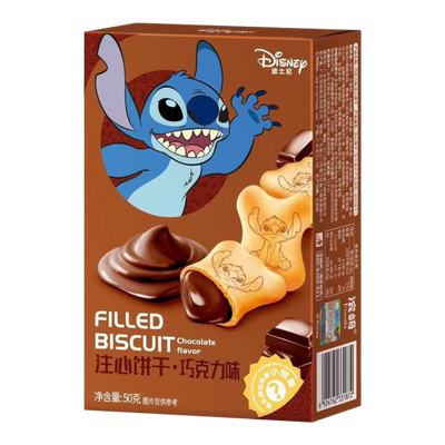 Stitch Filled Biscuit Chocolate 50g