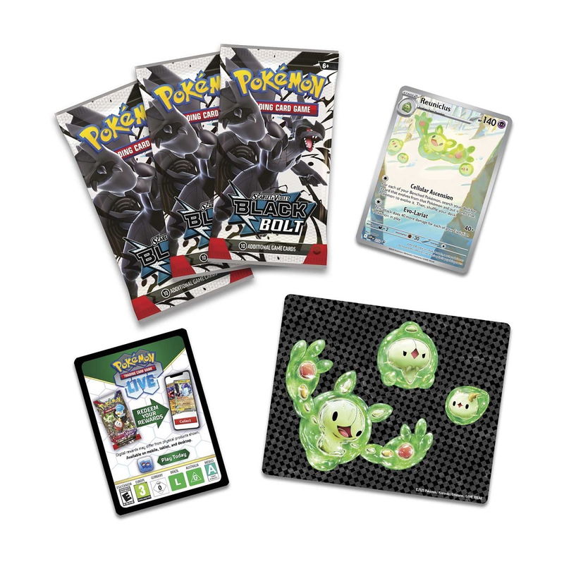 Pokémon Scarlet & Violet 10.5: Black Bolt Tech Sticker Collection