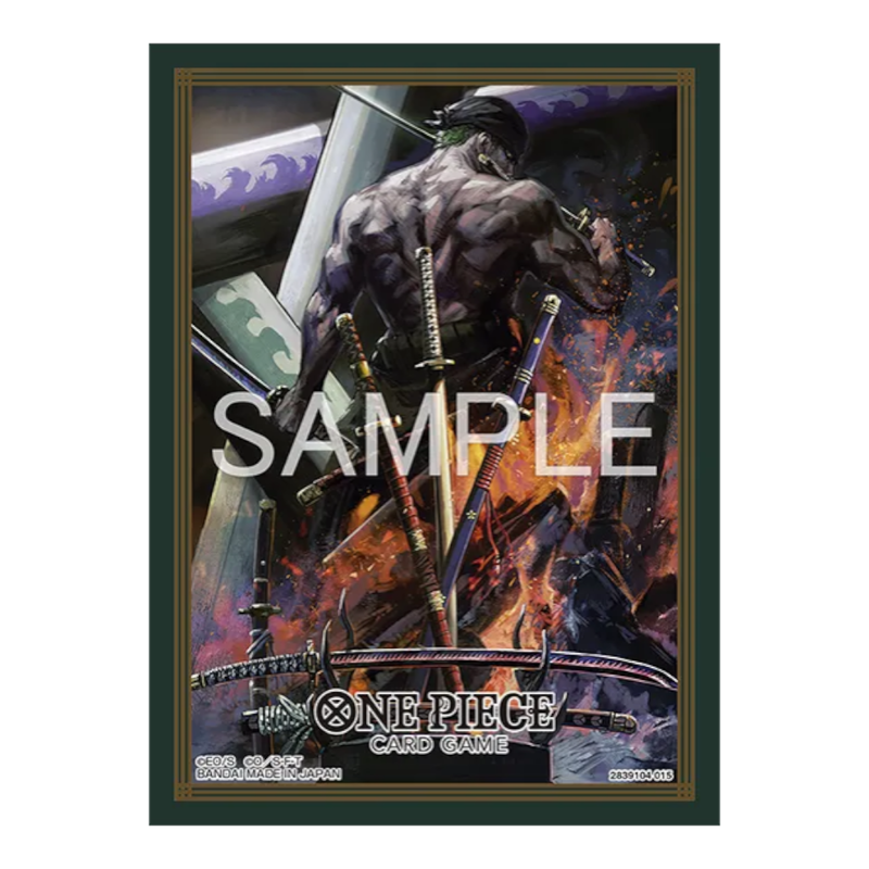 One Piece Card Game Official Sleeves: Roronoa Zoro Vol.14
