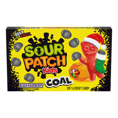 Sour Patch Kids Christmas Coal Black Raspberry 88g (BF: 07/2025) Sour Patch Kids Christmas Coal Black Raspberry 88g (BF: 07/2025)