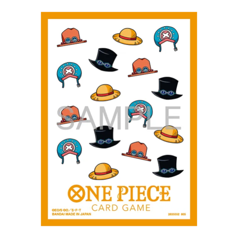 One Piece Card Game Official Sleeves: Hat Pattern Vol.13