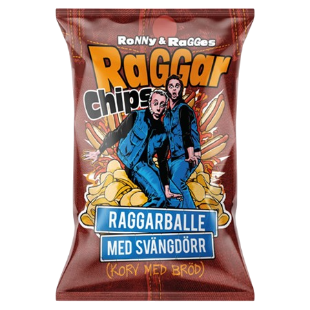Raggarchips Raggarballe Svängdörr 150g
