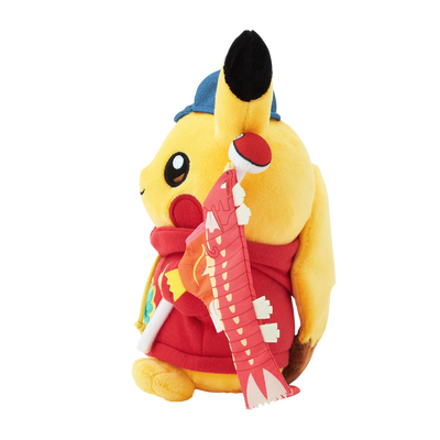 Pokémon Center Hiroshima: Pikachu Gyarados Flag Plush