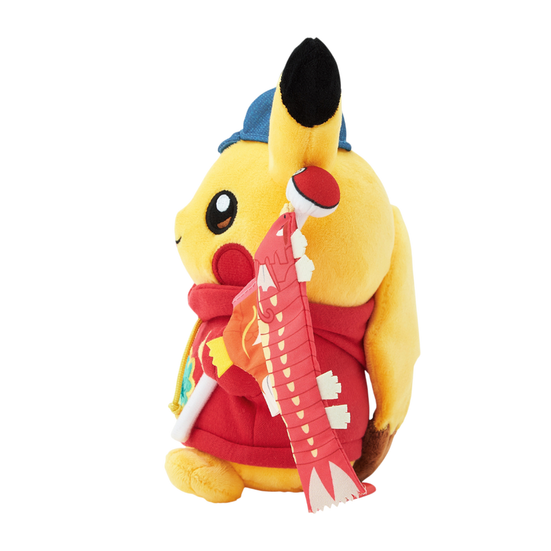 Pokémon Center Hiroshima: Pikachu Gyarados Flag Plush