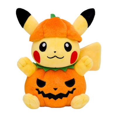 Pokémon Center: Halloween Pumpkin Pikachu Plush