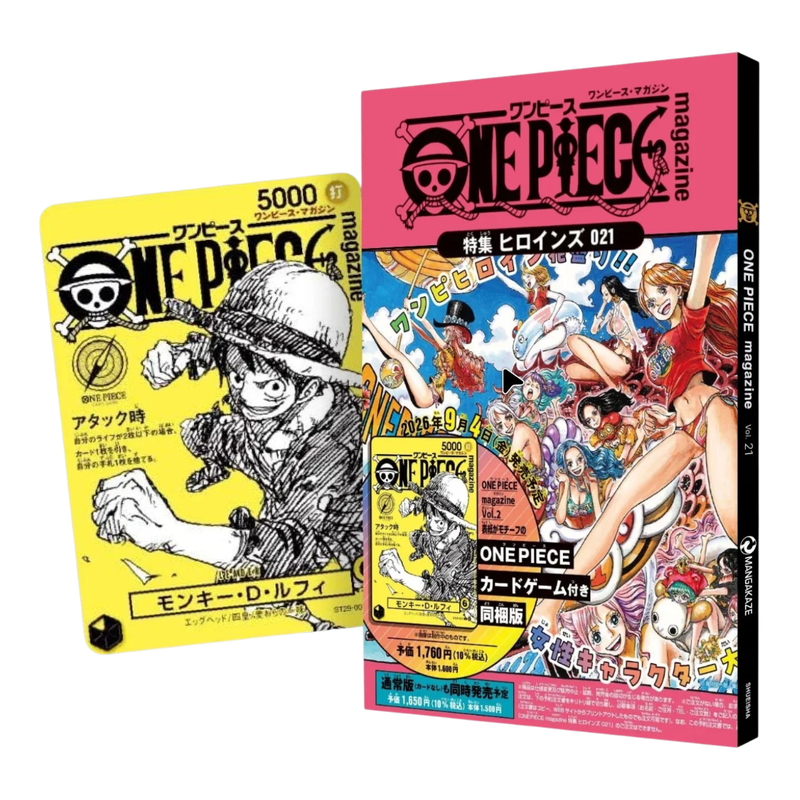 One Piece Magazine Vol.21 + Promo Card