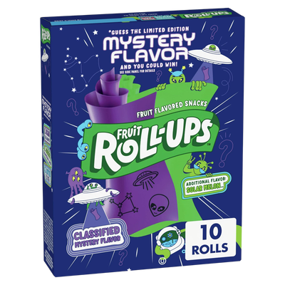 Fruit Roll Ups Space Mystery Flavour and Solar Melon 141g