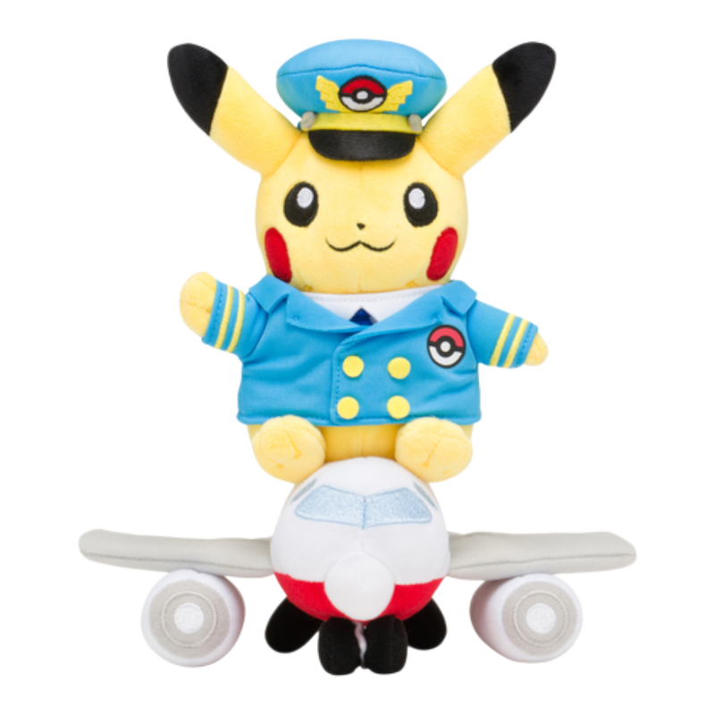 Pokémon Airplane Pikachu Haneda Airport Exclusive Plush