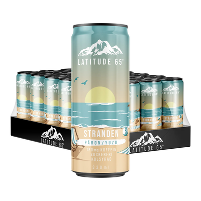 Latitude 65 Stranden - Päron/Yuzu 24x330ml