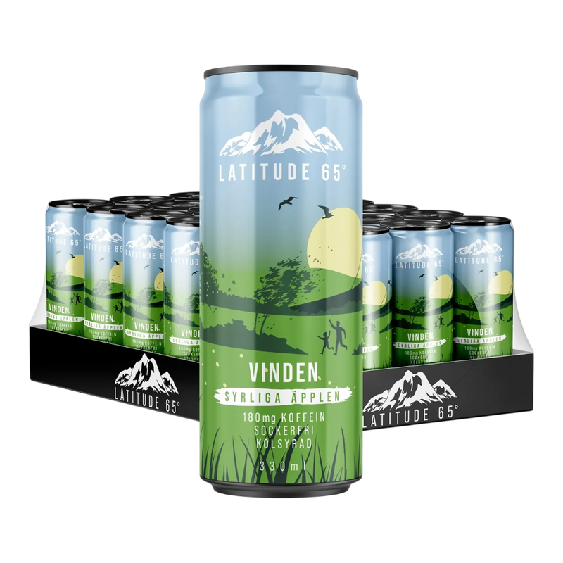Latitude 65 Vinden - Syrliga Äpplen 24x330ml