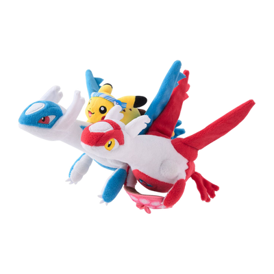 Pokémon Center: Latias, Latios & Pikachu Plush Fukuoka Exclusive