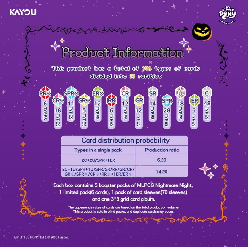 Kayou My Little Pony Nightmare Night Gift Box 01 (ENG)