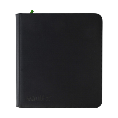 Vault X: Exo Tec Zip Binder 12-Pocket (Black)