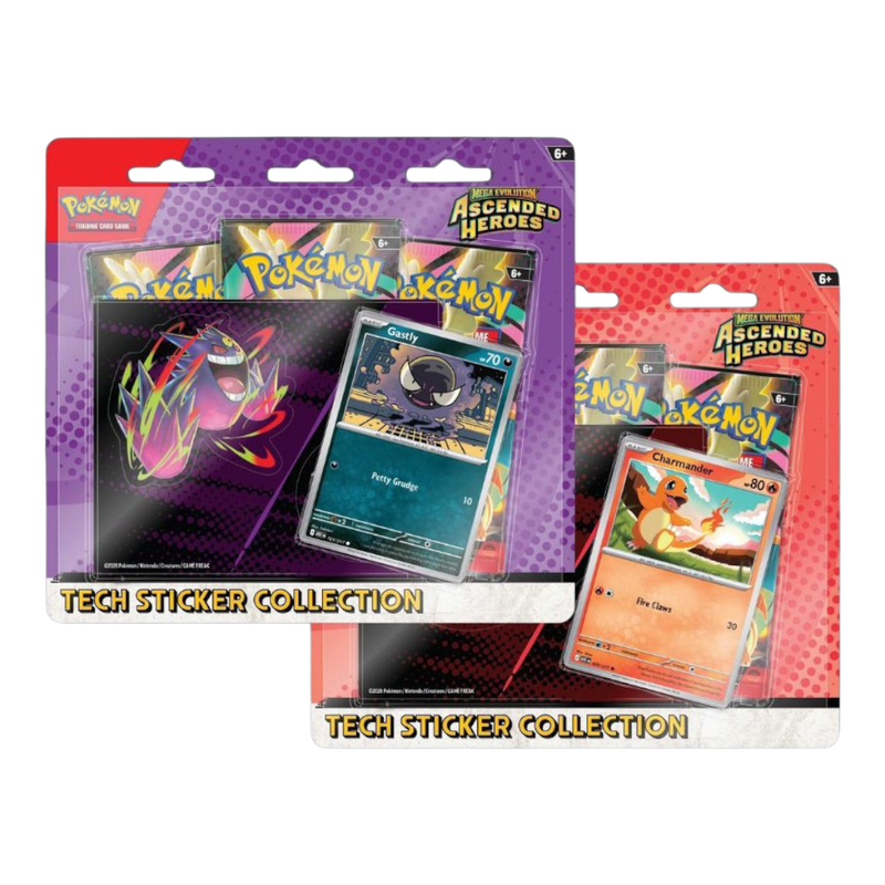 Pokémon Mega Evolutions: Ascended Heroes Tech Sticker Collection