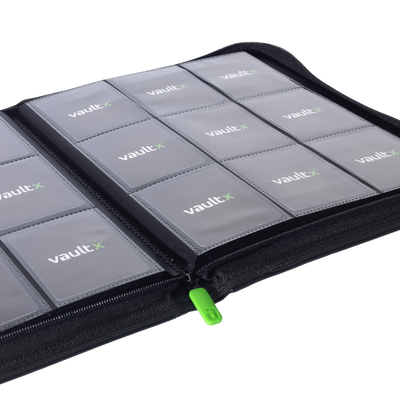 Vault X: Exo Tec Zip Binder 9-Pocket (Black)
