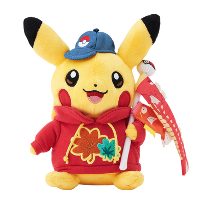 Pokémon Center Hiroshima: Pikachu Gyarados Flag Plush