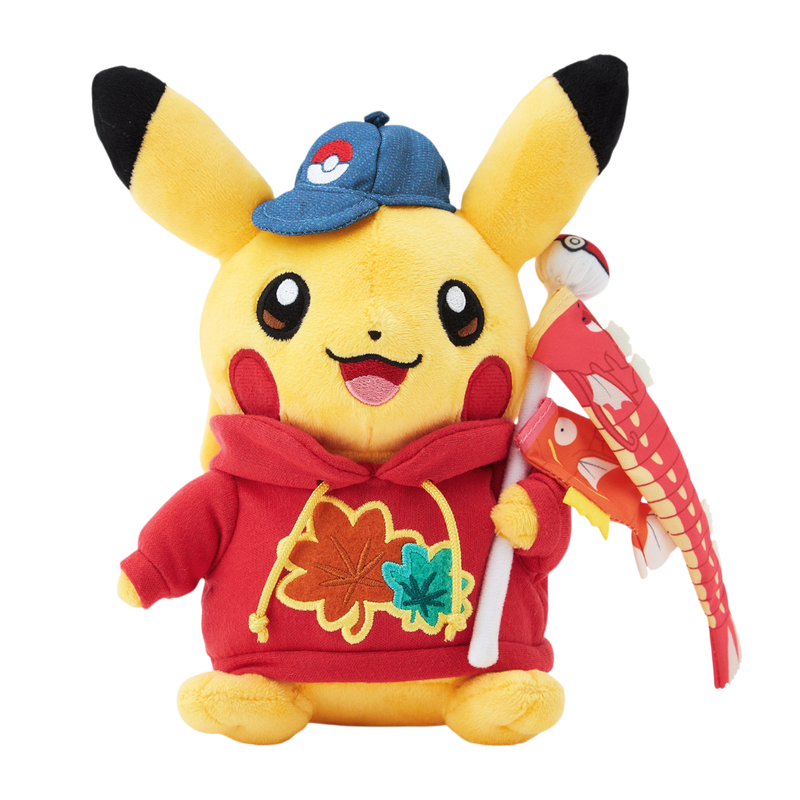 Pokémon Center Hiroshima: Pikachu Gyarados Flag Plush