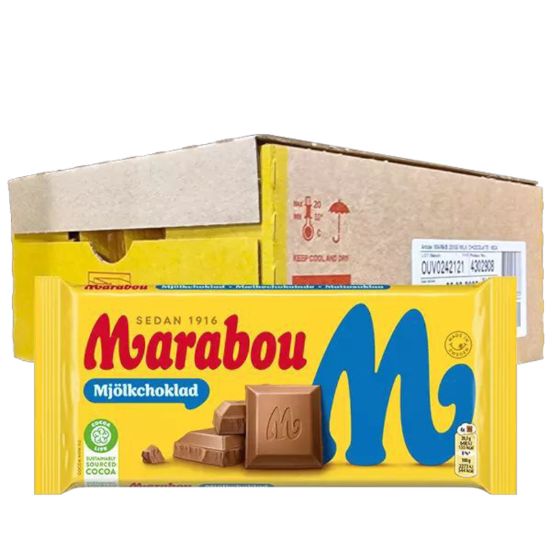 Marabou Mjölkchoklad 200g x16