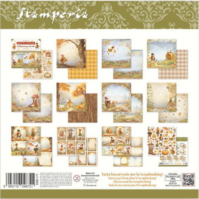 Stamperia - Paper Pad 12x12 - Whispering Woods
