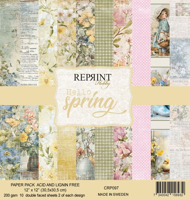 Reprint - Paperpack 12x12 - Hello Spring