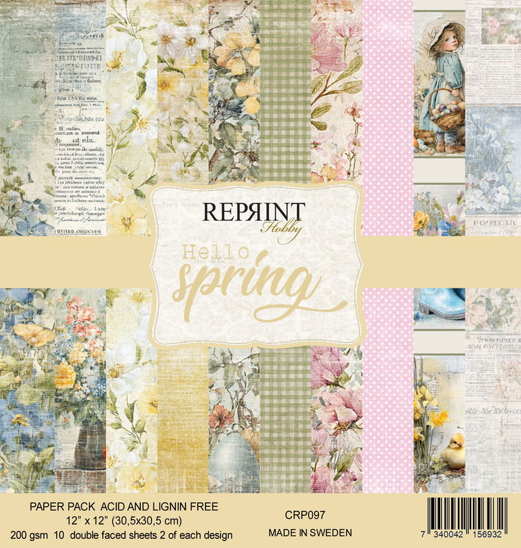 Reprint - Paperpack 12x12 - Hello Spring