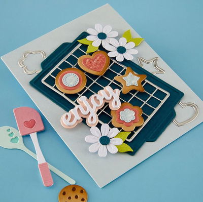 Spellbinders - Etched Dies - Make It & Bake It Cool It Cookie Rack  S5-727