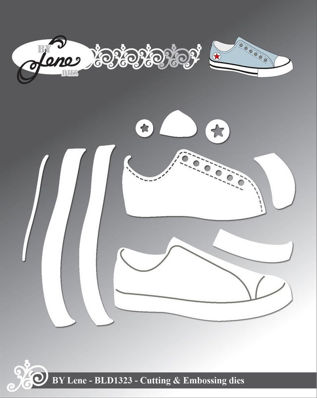 By Lene - Cutting & Embossing Die - "Sneaker" BLD1323