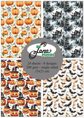 By Lene - Paper pad 15x15 - Halloween BLP045