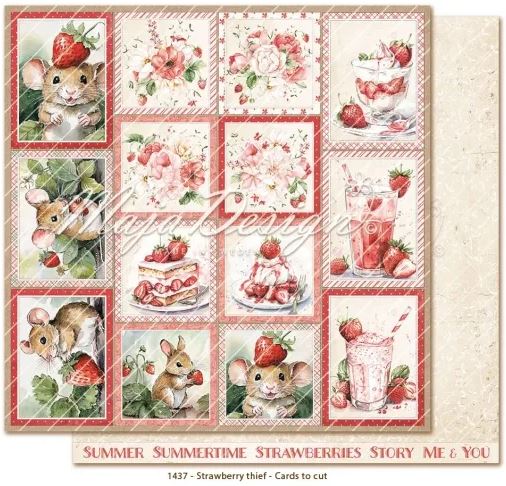Maja Design - Strawberry Thief - Cut-out-cards