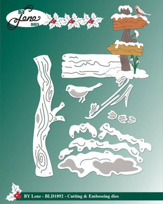 By Lene - Cutting & Embossing Die - Winter Sign  BLD1892