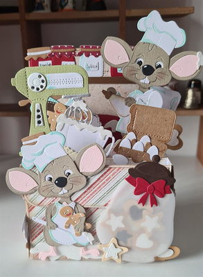 By Lene - Cutting & Embossing Die - Accessories for BLD1895.  BLD1896
