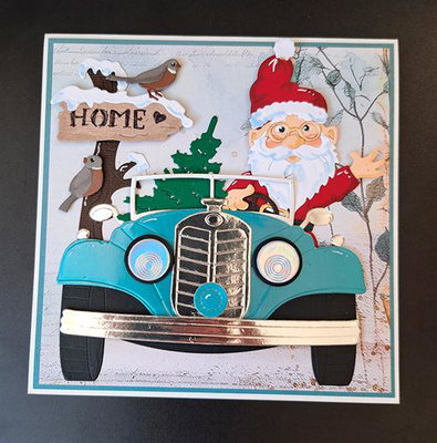By Lene - Cutting & Embossing Die - Vintage Car BLD1897