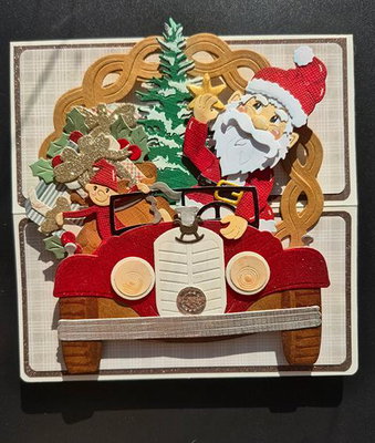 By Lene - Cutting & Embossing Die - Vintage Car BLD1897