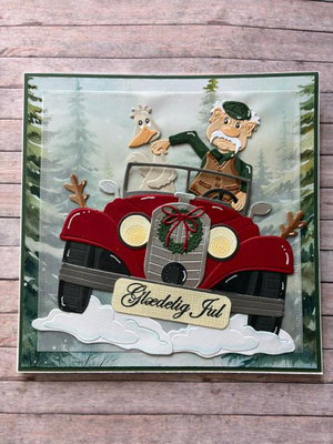 By Lene - Cutting & Embossing Die - Vintage Car BLD1897