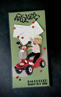 By Lene - Cutting & Embossing Die - Mobility Scooter BLD1898
