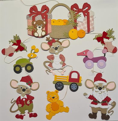By Lene - Cutting & Embossing Die - Wooden Toy BLD1899