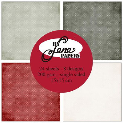 By Lene - Paper pad 15x15 - Christmas Peace BLP088