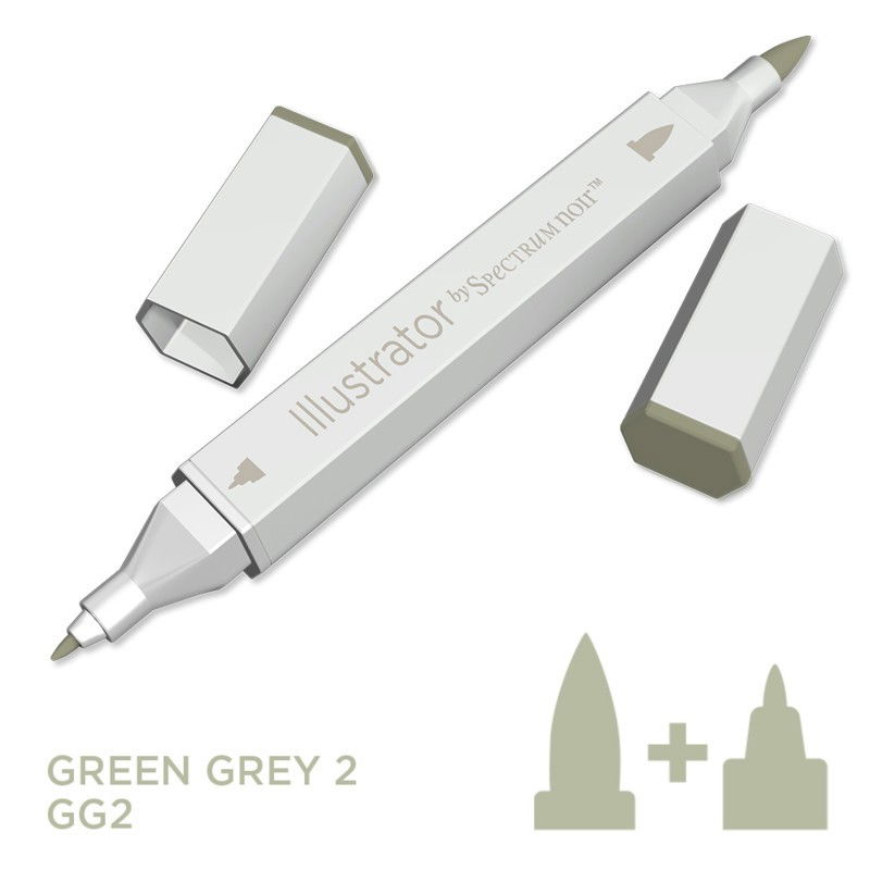 Spectrum Noir - Illustrator - Green grey 2