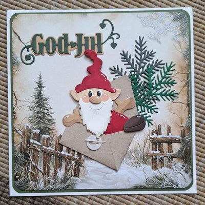 By Lene - Cutting & Embossing Die - Envelope with text  BLD1003