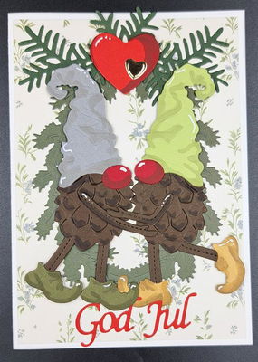 By Lene - Cutting & Embossing Die - Pine cone Gnomes  BLD1799