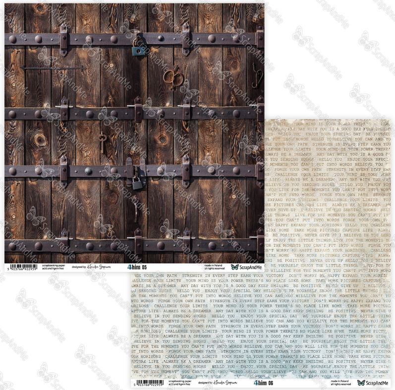 ScrapAndMe - 30x30 papper - 4Him  05/06