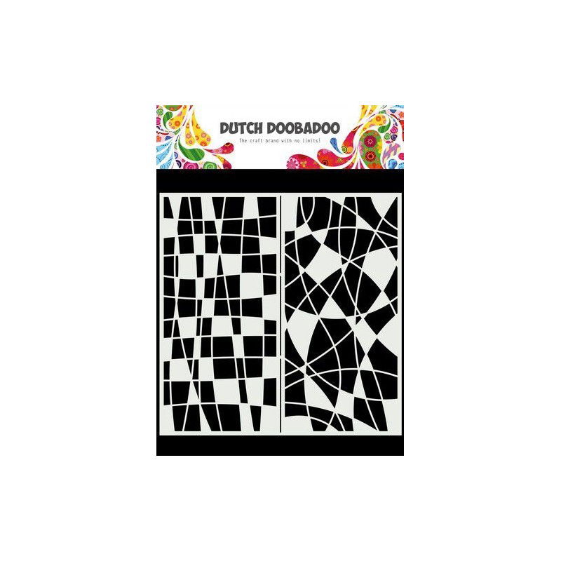 Dutch Boodaboo - Mask mosiaic   210x210mm  .824