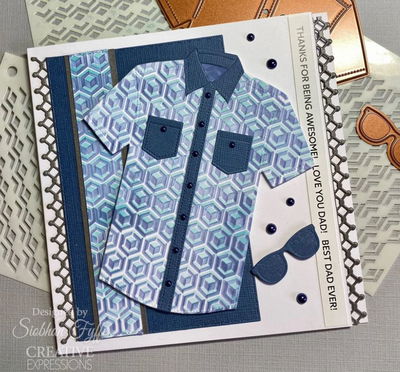 Creative Expressions - Hidden Cubes Mini Stencils cemlscube 10x7,5 cm