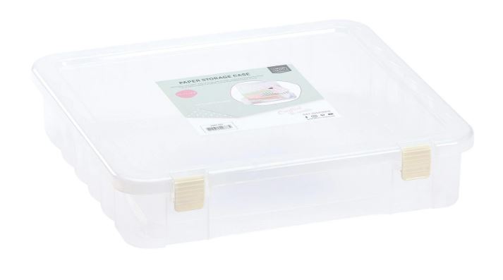 Vaessen Creative - Plastic Storage Box - Scrapbooking 12x12  1009-007